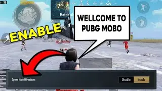 SPAWN ISLAND BRODCOST ||WELCOME TO PUBG MOBILE VOICE || WHAT IS SPAWN ISLAND BRODCOST??