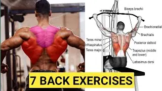 7 exercises to build a BIG BACK//Back workout - FitSuraj