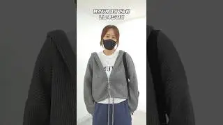 ❤️지금 입기 좋은 니트 후드집업❤️