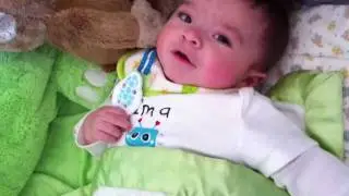 Baby hears a strange noise