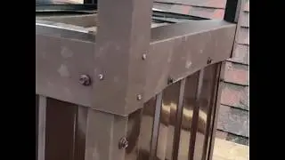 Обшиваем дымоход , герметизация узла прохода