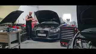 Audi A6 4G 3.0 TDI Einspritzdüsen Ventildeckel Steuerkette Ausbau