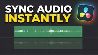 How to Quickly Sync Audio in DaVinci Resolve (Beginner)