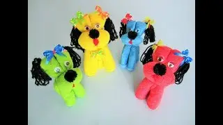DIY: Hund aus dem Tuch falten / Fold the dog out of the cloth