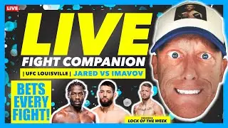 FIGHT COMPANION | UFC Vegas Louisville: Jared vs Imavov | LIVE STREAM | 