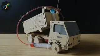How To Make Cardboard Hydraulic Dump Truck With Remote Control
