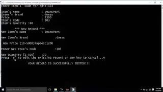C Language Project Garment Shop Management