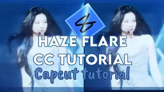 Haze flare + coloring tutorial on capcut