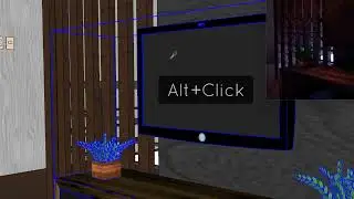 Sketchup Enscape - Lighting Up TV Material