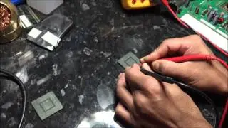 HOW TO CHECK XBOX 360 AND PS3 BGA CHIPSET Ohms TEST CONSOLE REPAIR