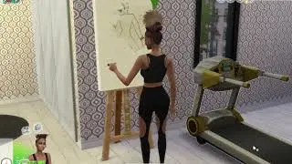 How My Sim Spends Her Free Time at Home