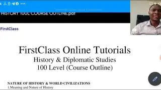 HDS 100L  COURSE OUTLINE