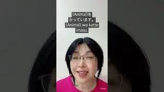 How to say “I have a pet” in Japanese 🐶🐱🐰🦉