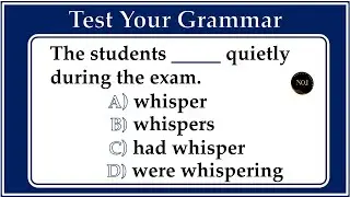 Test Your Grammar | 30 Questions | English Grammar Mixed Exercise | No.1 Quality English