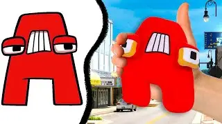 REAL LIFE VS ORIGINAL I Alphabet Lore PLUSH