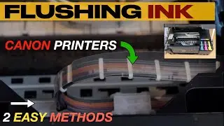 How to Flush Ink in canon Printer- G2010, G2070, G3000, G4000, G5000 Series.