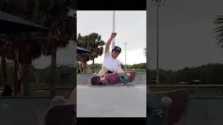 Frontside Slash Grind On Pool Coping #shorts