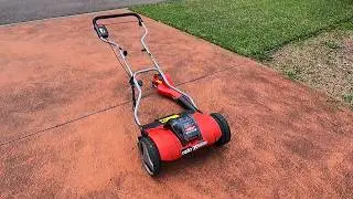 POV Lawn Mowing 🌿 Razor-Sharp Battery Powered Reel Mower 🔧 Cylinder Sharpen, Back-Lap & Cut!