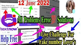 text now area code problem/Text now not working/Text Now area code/Text now WhatsApp number free