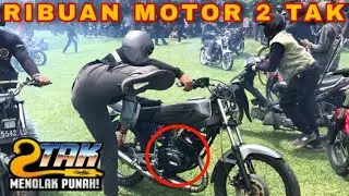 RIBUAN RIDER 2 TAK BALI TAMPIL DI ACARA GIRI LUWIH BERKABUT ASAP