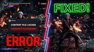 How to Fix Devil May Cry 5 'Content File Locked' Error Caused by QuickBMS ✅