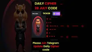 Hamster Kombat Daily Cipher 28 July | 28 July daily cipher code hamster kombat 