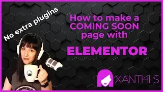How to make a custom coming soon page on elementor free  - Tutorial