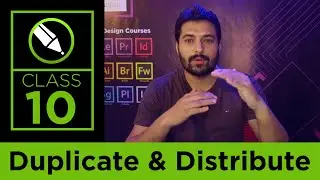 How to Duplicate and Distribute in CorelDraw- اردو / हिंदी