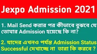 Jexpo 1st Counseling Admission 2021