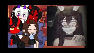реакция ☕Но я попала в школу Демонов✨ на Руню 🐰