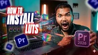 How To Install Luts In Premiere Pro !