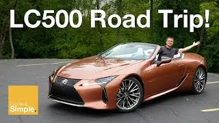 Taking the 2024 Lexus LC500 Convertible on a Road Trip | Top Down!