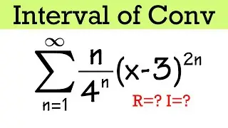 How to find the radius and interval of convergence of a power series