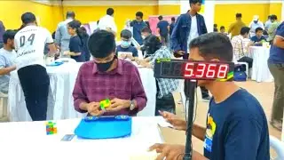 Rubik's cube 3×3 average (15.72)  | Cube Milao Bangladesh 2022 | Atonu cubing