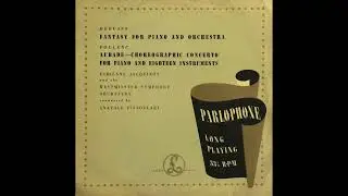 Fabienne Jacquinot plays Debussy & Poulenc (Parlophone PMC 1019)