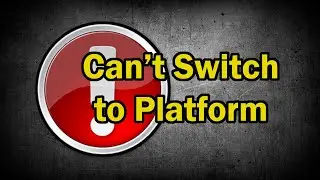 Unity Debugging - Can't Switch Platform - Your License does not Cover
