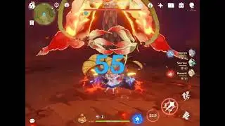 Ganyu 1 million charged attack damage in open world!