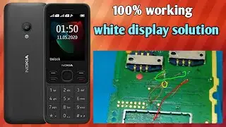 Nokia ta 1235 white display jumper solution / Nokia white display solution / white display ways