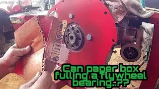 How to pull a bearing with paper box