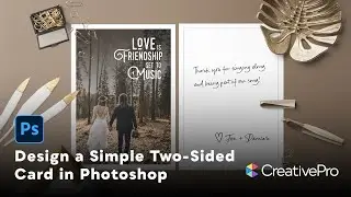 How to Use Photoshop Art Boards to Design a Simple 2-Sided Card