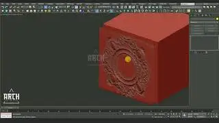How to create ornamental decorative 3d pattern in 3ds max