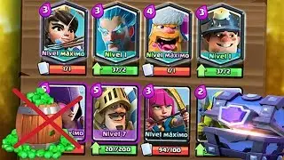 La Mejor Forma De MEJORAR Tus Cartas Sin Gastar DINERO| CLASH ROYALE [HogMan]