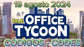 CÓDIGOS IDLE OFFICE TYCOON | 19 AGOSTO | IDLE OFFICE TYCOON CODES | IDLE OFFICE TYCOON GIFT CODES 🎁🎁