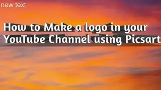 Make your face logo design | Picsart editing tutorial | How to make logo on Picsart