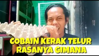 Cobain makan kerak telur wao tidak ada rasanya hambar