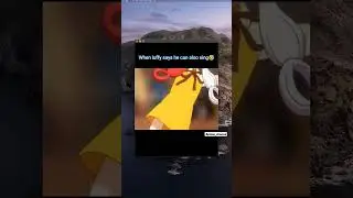When luffy says he can also sing 🤣😂 #onepiece #shorts