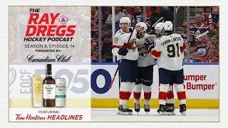 Panthers are 1 win away! Oilers getting goalied... again. Cats PK has been huge.