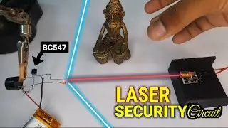 DIY Laser Security Circuit using BC547 | Simple and Effective Home Security System