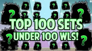 Growtopia - Top 100 Sets Under 100 Wls!