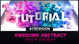 3D Abstract Text Effect | Tutorial | Cinema 4D